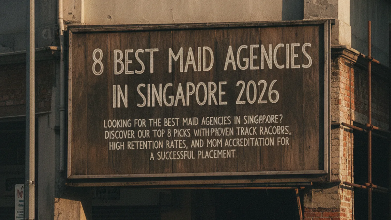 8 Best Maid Agencies in Singapore 2026